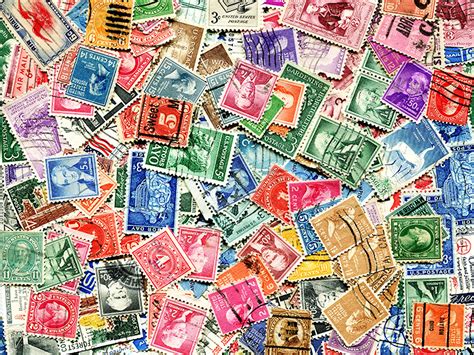 Stamp collecting .